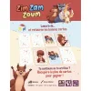 Jeu de cartes Zim Zam Zoum avec animaux, dé coloré et cartes illustrées enfants 4-7 ans