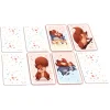 Cartes Zim Zam Zoum avec illustrations d'écureuils et ratons laveurs colorés.