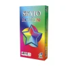 Boîte colorée du jeu de société Skyjo Action avec étoile multicolore au centre.