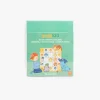 Boîte verte jeu magnétique Sudokid Moulin Roty avec enfant, chat et chien dessinés