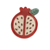 Jouet de dentition en caoutchouc naturel fruit La forêt Mawa - Moulin Roty