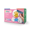 Boîte rose kit Patacréer Patadur, pâte autodurcissante empreintes main et pied.