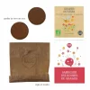 Kit Bombes De Graines Les Petits Radis, pastilles coco, poudre d’argile, graines fleurs bio.