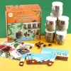 Kit créatif germination du haricot en groupe - Radis et Capucine