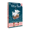 Boîte kit créatif Peter Pan avec illustration bateau pirate et enfants coloriage.