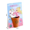 Kit jardinage enfant Belle de jour avec pot en terre cuite et décor princesse