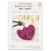 Kit macramé Porte-clés Mon cœur - French'Kits