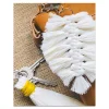 Kit macramé Porte clés Plume et Pompon - French'Kits