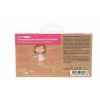 Dos de la boîte carton du kit maquillage 3 couleurs Princesse & Licorne Namaki, dessin fille rose et texte rouge.