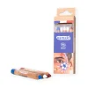 Crayons maquillage bio Namaki bleu, blanc, rouge pour supporter l'équipe.