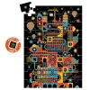 La ville animée 100 pièces Wizzy'puzzle - Djeco