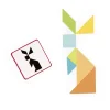 Le tangram essentiel bois - Janod