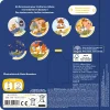 Dos du livre sonore Mes premières berceuses avec illustrations d’animaux autour de berceuses, mentions texte et pictogrammes.