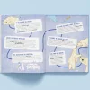 Pages ouvertes du livre Suis du doigt l'ours polaire avec illustrations et textes éducatifs.