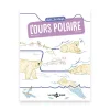 Livre "Suis du doigt l'ours polaire" avec illustrations d’ours et paysage arctique.