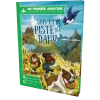 Couverture colorée de Ma première aventure Sur la piste du Dahu avec enfants et chien en montagne