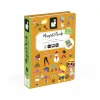 Boîte Magnéti'book 4 saisons orange avec illustrations saisonnières colorées, 115 magnets.