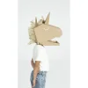 Masque licorne 3D DIY - Koko cardboards