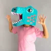 Masque T-Rex 3 D en carton à monter - Omy