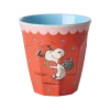 Médium Gobelet Snoopy Rouge - Rice