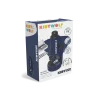 Microscope portable bleu Kidymicroscope Kidywolf avec kit d'accessoires dans boîte colorée.