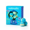 Mini bombes de bain effervescentes bleues et jaunes Flower Power Nailmatic.