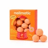 Mini bombes de bain effervescentes orange parfum mangue Nailmatic Sweet Mango.