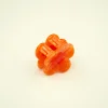 Mini pince à cheveux Capucine orange translucide en forme de fleur Coucou Suzette