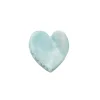 Mini pince à cheveux en plastique bleu clair forme cœur brillante Coucou Suzette.