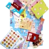 Jeu Mission autour du monde Epices et piquants avec cartes colorées et planches d’autocollants