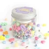 Pot transparent de perles pastel multiformes La Petite Epicerie
