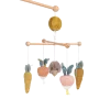 Mobile musical croisillon Trois petits lapins - Moulin Roty