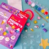 Kit Mon atelier Magnet Fun Mako Moulages avec peintures, pinceau, moules et magnets colorés.