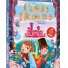 Mon conte de l’avent Casse-Noisette, couverture avec jeune fille, soldat, château rose et décor coloré