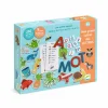 Boîte bleue et orange jeu éducatif Mon Grand Coffret des lettres Djeco, animaux colorés.