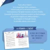 Texte bleu présentant le roman de l'Avent "Un Noël à Paris" avec extrait illustré et résumé narratif.