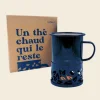 Mug chauffant café et thé Bleu marine - Cookut