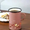 Mug chauffant café et thé Rose - Cookut
