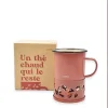 Mug chauffant café et thé Rose - Cookut