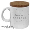 Mug Veux-tu être ma marraine ? - Marcel et Lily