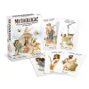 Boîte de jeu Mythologic avec cartes illustrées des dieux grecs et leurs attributs
