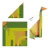 Origami facile dinosaures - Djeco