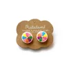 Paire de boucle d’oreille clip Pamplemousse - Ratatam
