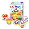 Boîte Patarev Cupcakes avec pâtes colorées, moules à cupcakes et décorations en pâte modelable.