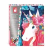 Boîte Peinture 3D nacrée Licorne Janod avec licorne rose et fleurs colorées