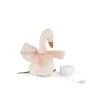 Peluche cygne rose pâle avec tutu pailleté et boîtier musical blanc Moulin Roty