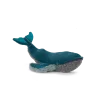 Peluche Petite Baleine à bosse bleue et grise, matières douces et texturées