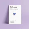 Pin's Cœur Rayé Maitresse - Les Imprimeuses