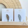 Pin's Plume Argenté - Les Petites Hirondelles