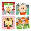 Pochette de collages Tous différents - Djeco
